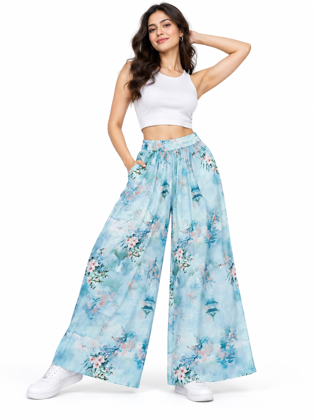 Palazo Koreano Estampado para Dama – Código 101 - Imagen 7