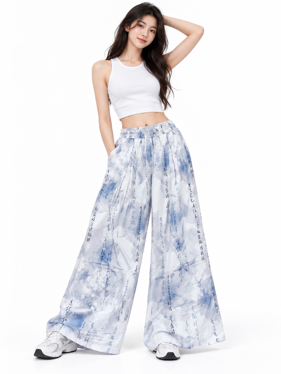 Palazo Koreano Estampado para Dama – Código 101 - Imagen 4