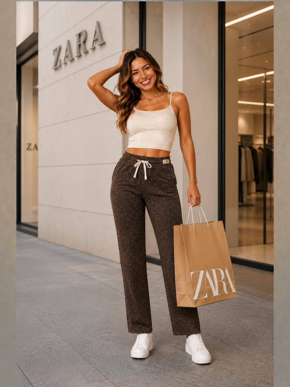 Pantalón Clásico de Paño con Brillo – 100% Abrigador | Cód. 694