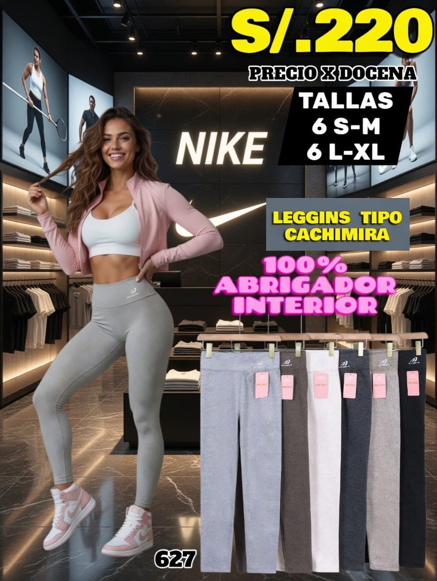 Leggings Tipo Cashimira Abrigador – Código 627 - Imagen 2