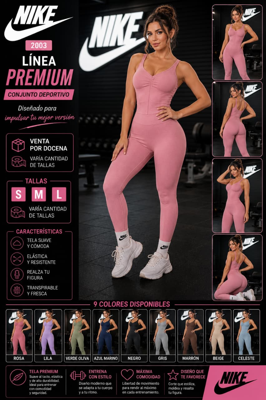 Enterizo Deportivo Premium para Dama – Código 2003